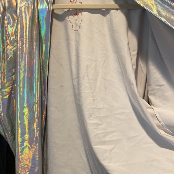 1 Etsy ThatElectricTouch Holographic Iridescent Kimonos Fit A Size L Female $135 - Picture 7 of 17